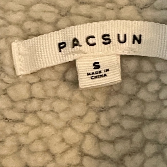 PacSun Corduroy Sherpa Lined Faux Fur Women’s Trucker Button Down Jacket. Small - Picture 8 of 9